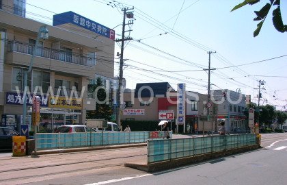 中央病院前メンズエステの駅前の写真です。picture of Chūō Byōin Mae station where to find spa and massage salons