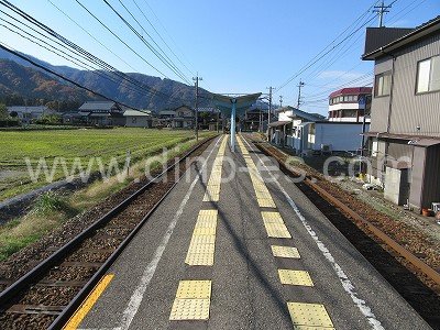 越前竹原メンズエステの駅前の写真です。picture of Echizen-Takehara station where to find spa and massage salons