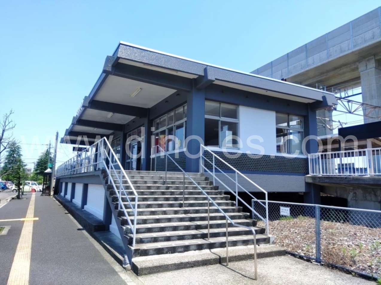 花堂メンズエステの駅前の写真です。picture of Hanandō station where to find spa and massage salons