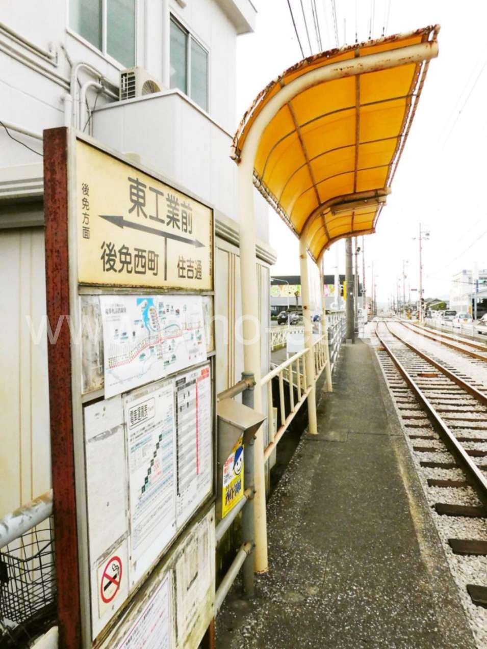 東工業前メンズエステの駅前の写真です。picture of Higashikōgyōmae station where to find spa and massage salons