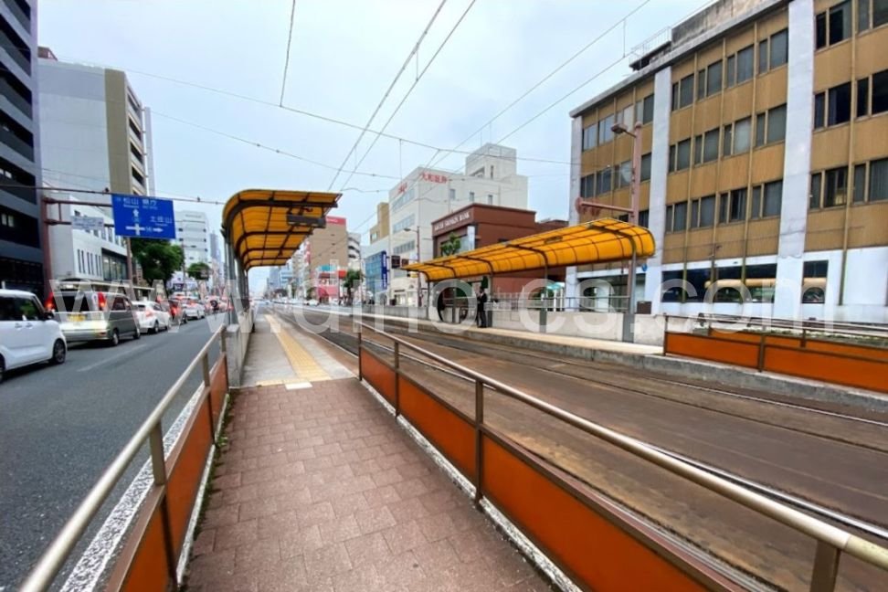 堀詰メンズエステの駅前の写真です。picture of Horizume station where to find spa and massage salons