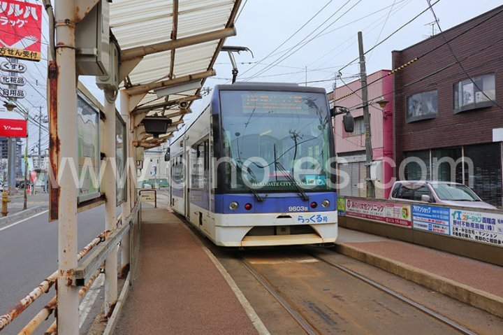 湯の川メンズエステの駅前の写真です。picture of Yunokawa station where to find spa and massage salons