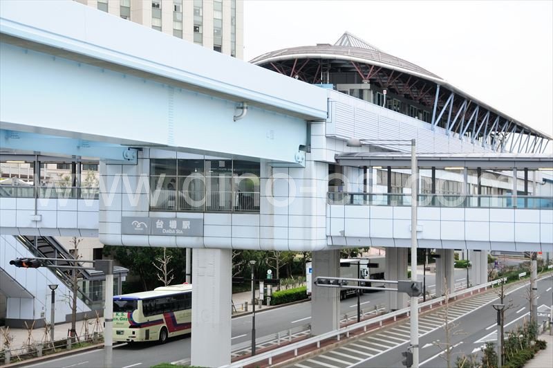 台場メンズエステの駅前の写真です。picture of Daiba station where to find spa and massage salons