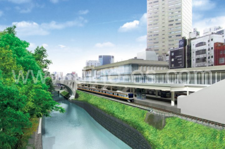 御茶ノ水メンズエステの駅前の写真です。picture of Ochanomizu station where to find spa and massage salons