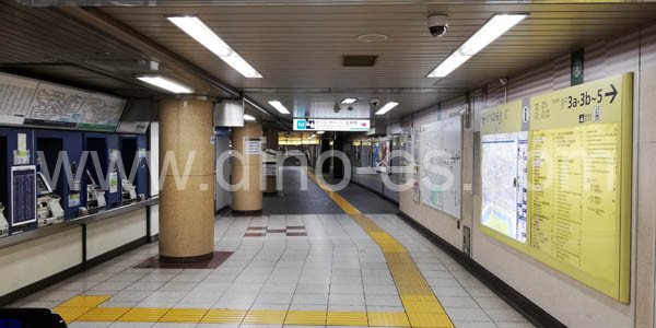 半蔵門メンズエステの駅前の写真です。picture of Hanzōmon station where to find spa and massage salons