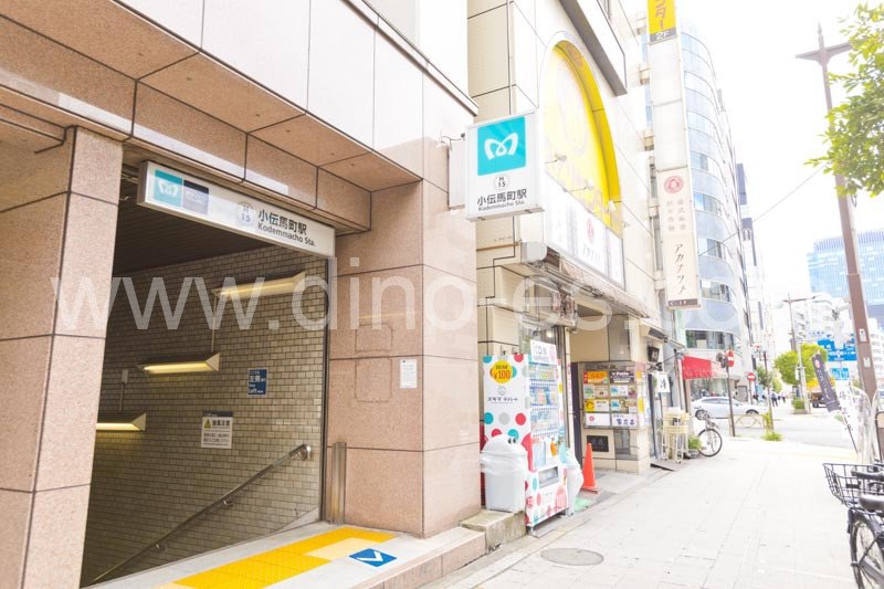 小伝馬町メンズエステの駅前の写真です。picture of Kodenmachō station where to find spa and massage salons