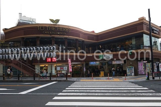 市ヶ谷メンズエステの駅前の写真です。picture of Ichigaya station where to find spa and massage salons