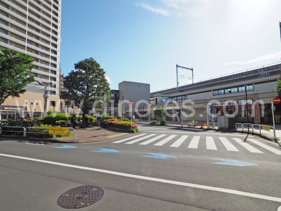 西大井メンズエステの駅前の写真です。picture of Nishi-Ōi station where to find spa and massage salons