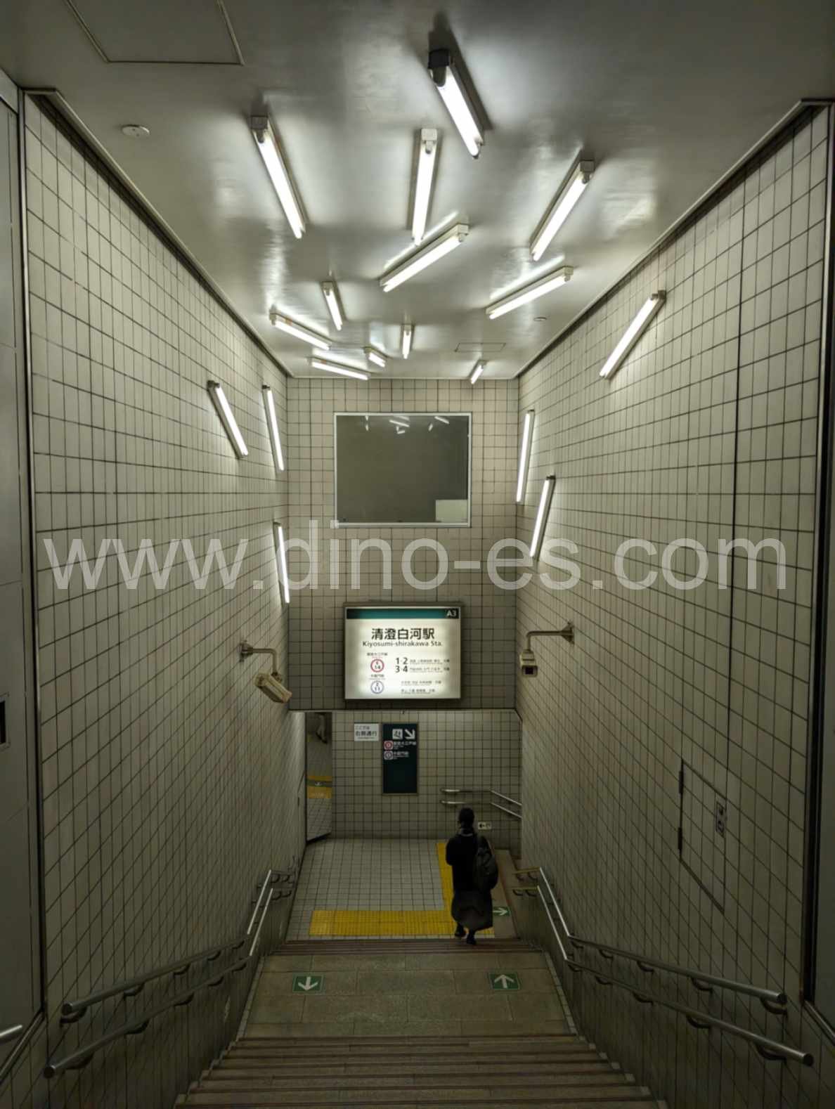 清澄白河メンズエステの駅前の写真です。picture of Kiyosumi-Shirakawa station where to find spa and massage salons