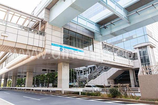 テレコムセンターメンズエステの駅前の写真です。picture of Telecom Center station where to find spa and massage salons