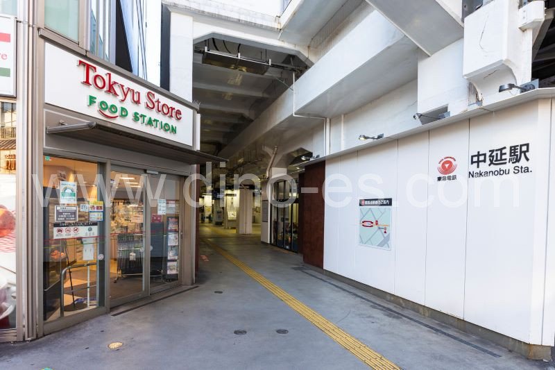 中延メンズエステの駅前の写真です。picture of Nakanobu station where to find spa and massage salons
