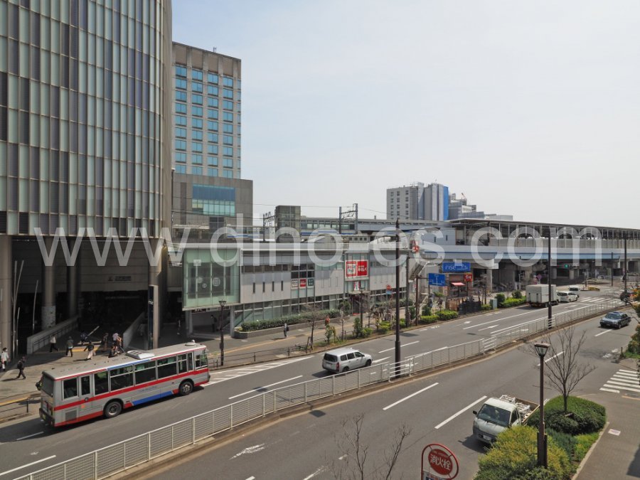 二子玉川メンズエステの駅前の写真です。picture of Futako-Tamagawa station where to find spa and massage salons