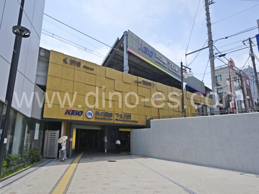 下北沢メンズエステの駅前の写真です。picture of Shimo-Kitazawa station where to find spa and massage salons