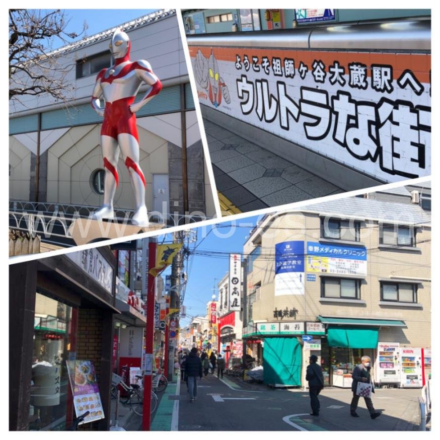 祖師ヶ谷大蔵メンズエステの駅前の写真です。picture of Soshigaya-Ōkura station where to find spa and massage salons