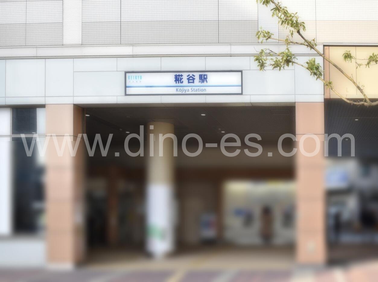 糀谷メンズエステの駅前の写真です。picture of Kōjiya station where to find spa and massage salons