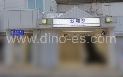 鮫洲メンズエステの駅前の写真です。picture of Samezu station where to find spa and massage salons