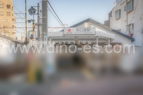 矢口渡メンズエステの駅前の写真です。picture of Yaguchinowatashi station where to find spa and massage salons