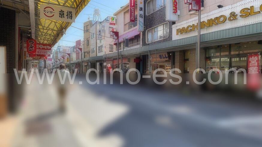 新井薬師前メンズエステの駅前の写真です。picture of Araiyakushimae station where to find spa and massage salons