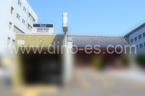 護国寺メンズエステの駅前の写真です。picture of Gokokuji station where to find spa and massage salons