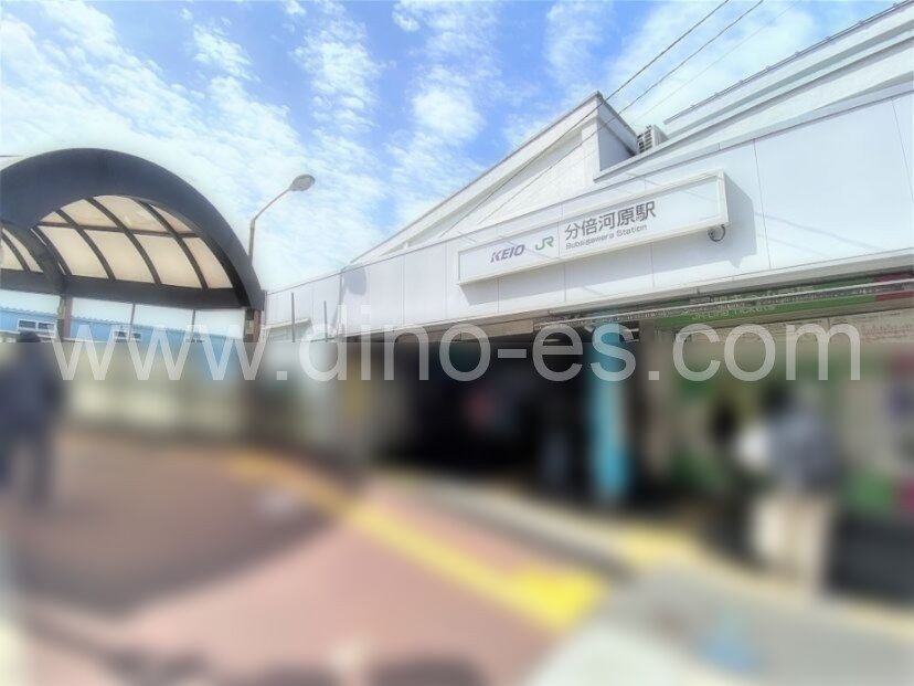 分倍河原メンズエステの駅前の写真です。picture of Bubaigawara station where to find spa and massage salons