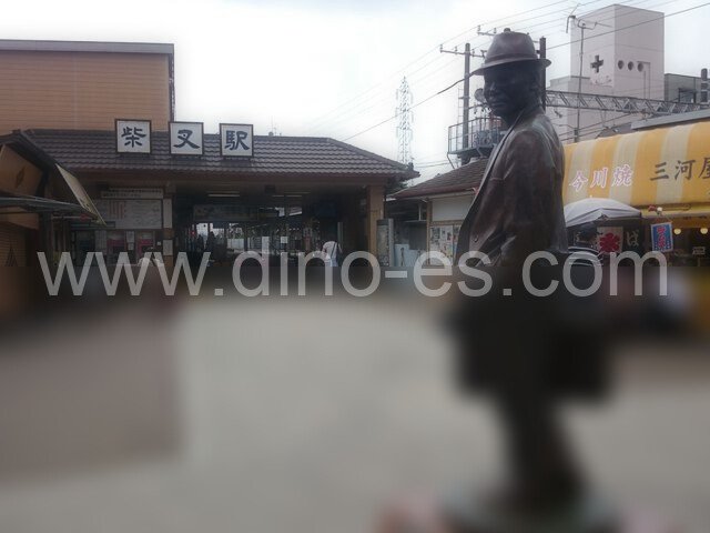 柴又メンズエステの駅前の写真です。picture of Shibamata station where to find spa and massage salons