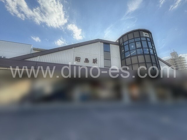 昭島メンズエステの駅前の写真です。picture of Akishima station where to find spa and massage salons