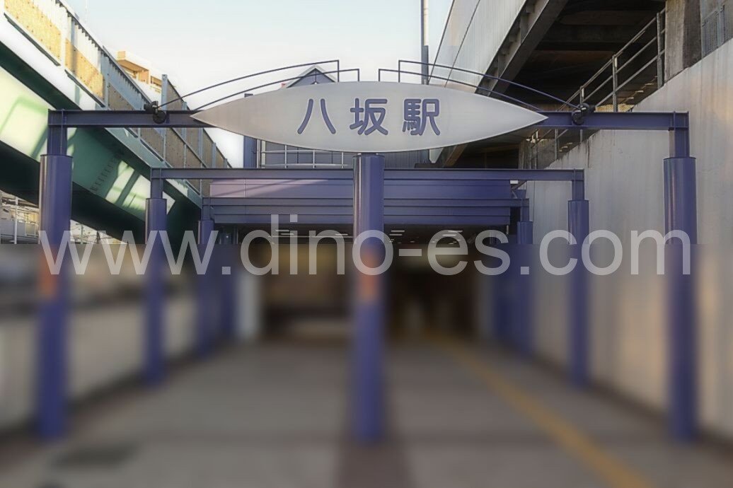 八坂(東京)メンズエステの駅前の写真です。picture of Yasaka station where to find spa and massage salons