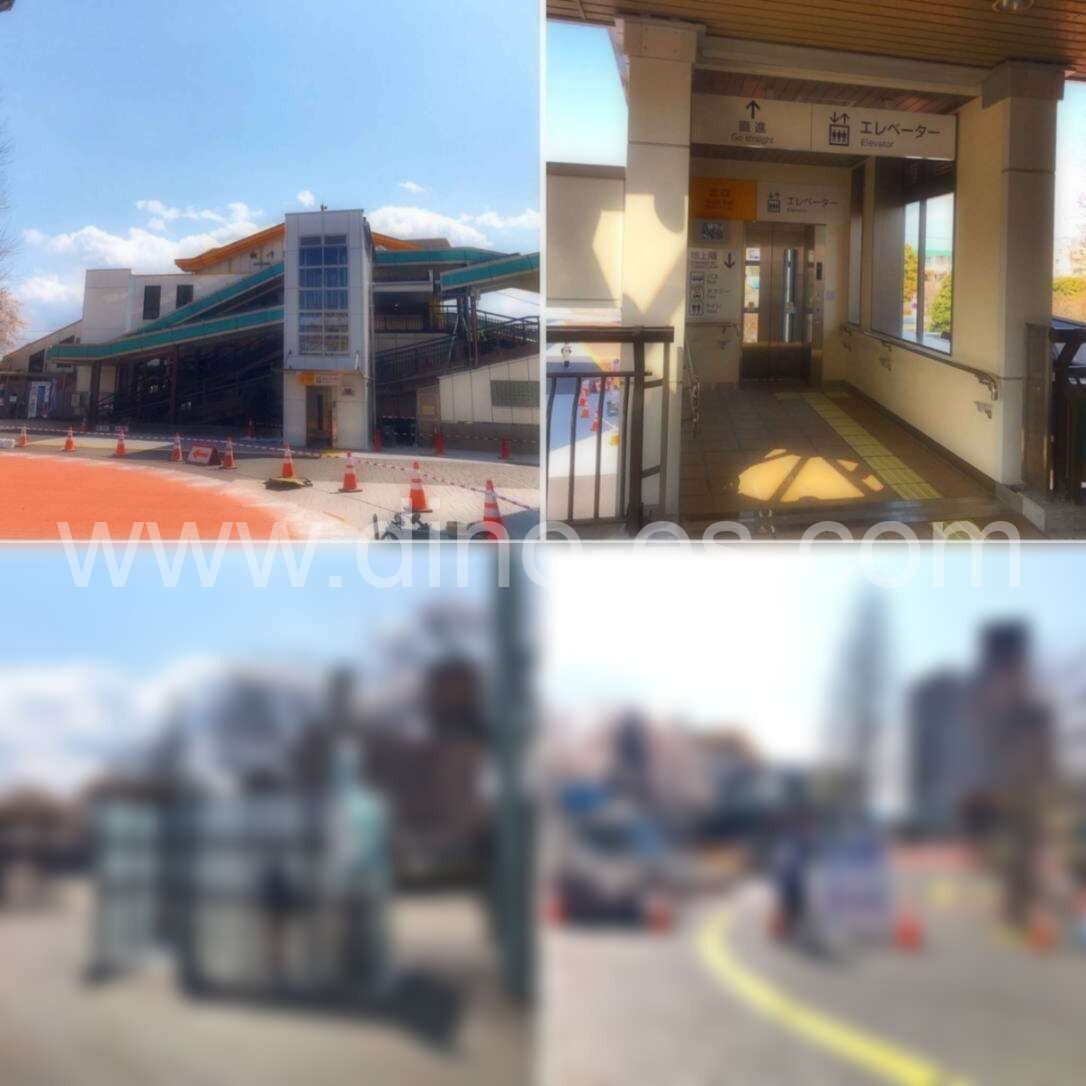 秋川メンズエステの駅前の写真です。picture of Akigawa station where to find spa and massage salons