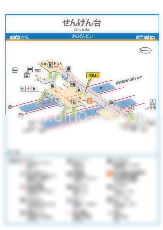 せんげん台メンズエステの駅前の写真です。picture of Sengendai station where to find spa and massage salons