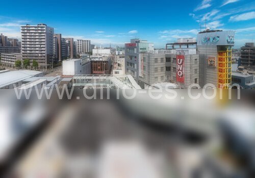 上福岡メンズエステの駅前の写真です。picture of Kamifukuoka station where to find spa and massage salons