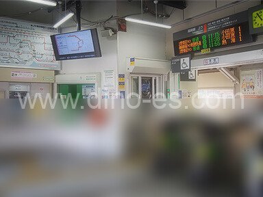 岡部メンズエステの駅前の写真です。picture of Okabe station where to find spa and massage salons