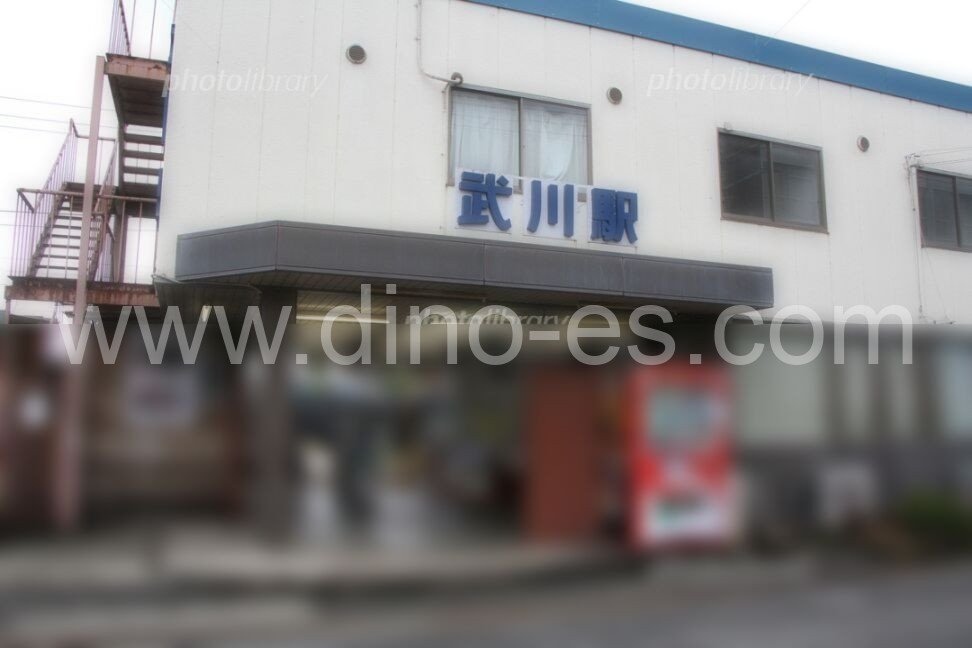 武川メンズエステの駅前の写真です。picture of Takekawa station where to find spa and massage salons