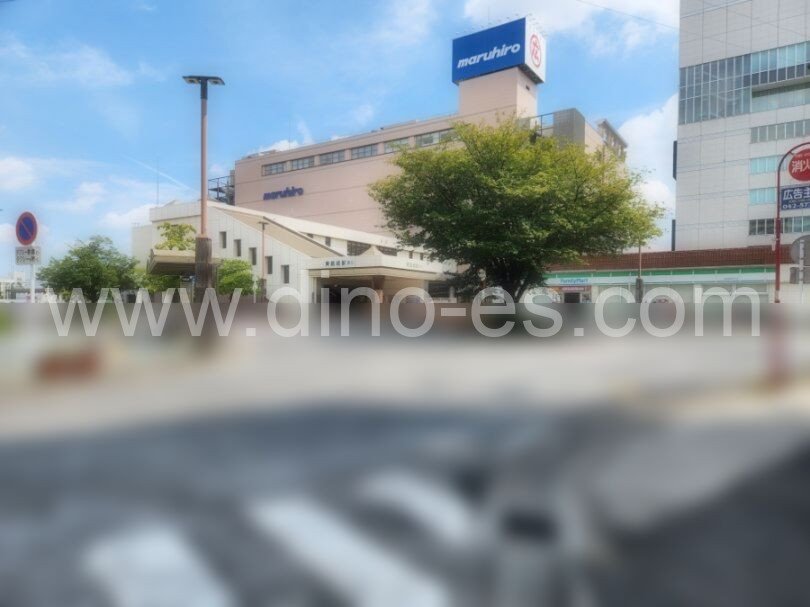 東飯能メンズエステの駅前の写真です。picture of Higashi-Hannō station where to find spa and massage salons