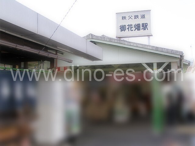 御花畑メンズエステの駅前の写真です。picture of Ohanabatake station where to find spa and massage salons