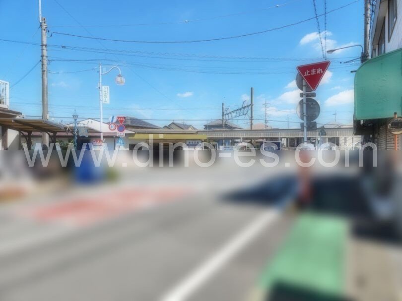 東毛呂メンズエステの駅前の写真です。picture of Higashi-Moro station where to find spa and massage salons