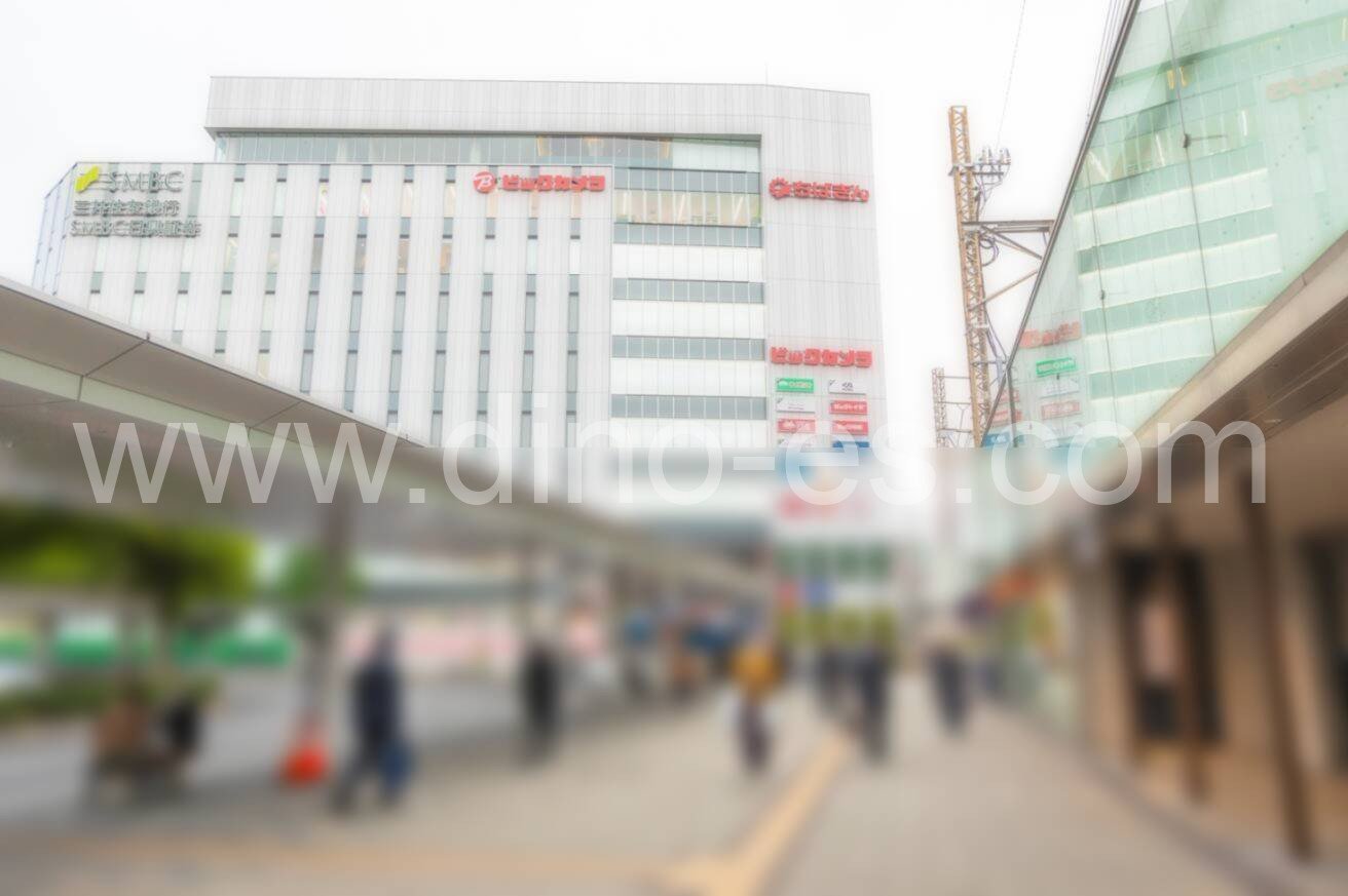千葉メンズエステの駅前の写真です。picture of Chiba station where to find spa and massage salons