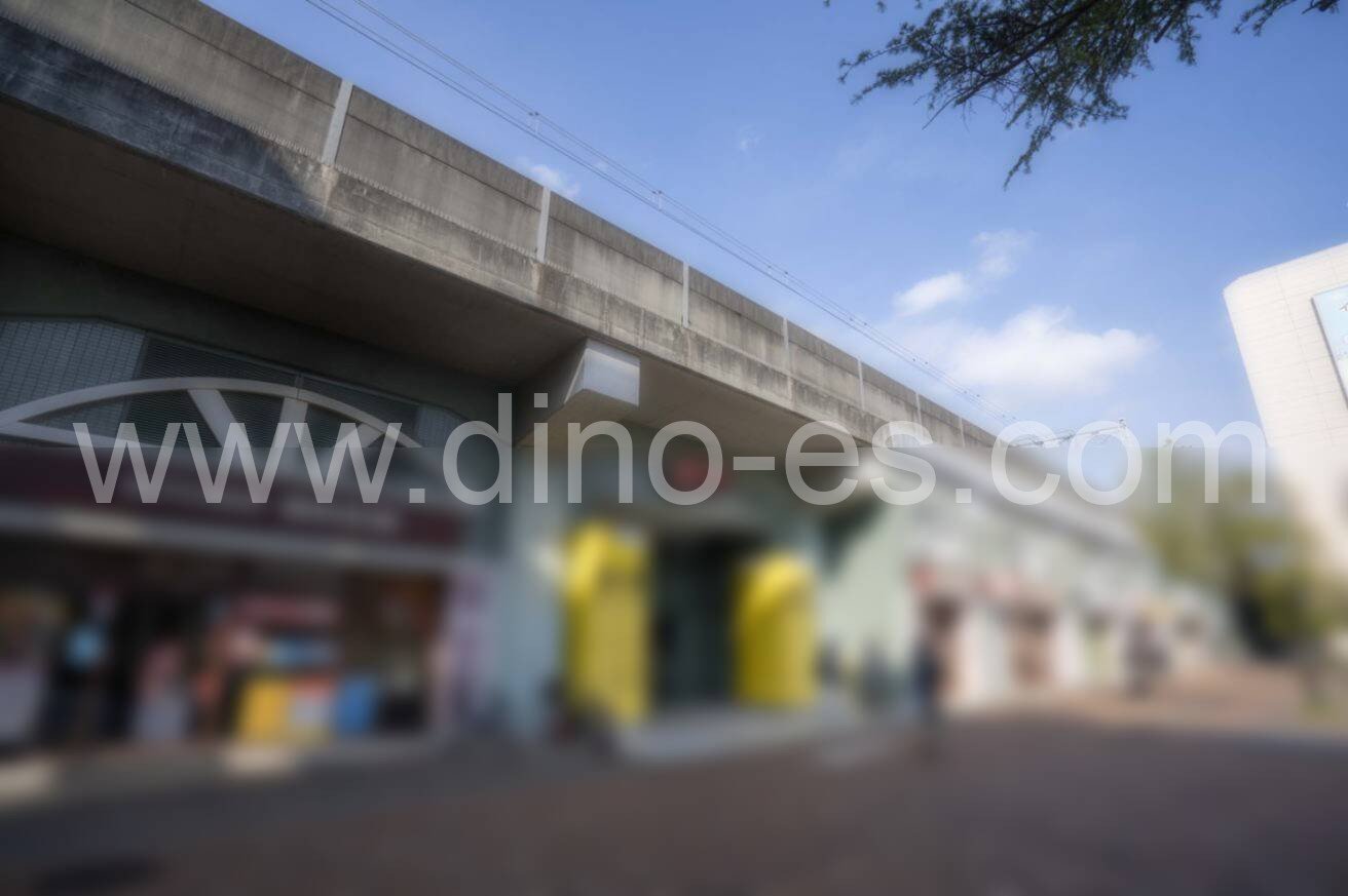 妙典メンズエステの駅前の写真です。picture of Myōden station where to find spa and massage salons