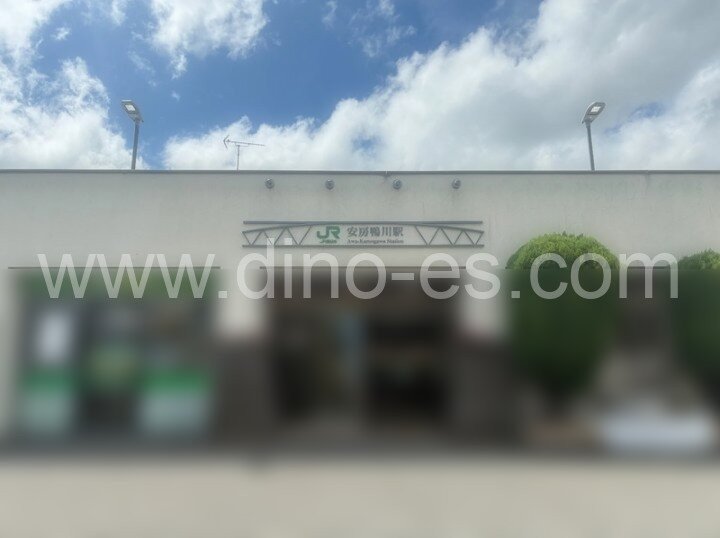 安房鴨川メンズエステの駅前の写真です。picture of Awa-Kamogawa station where to find spa and massage salons