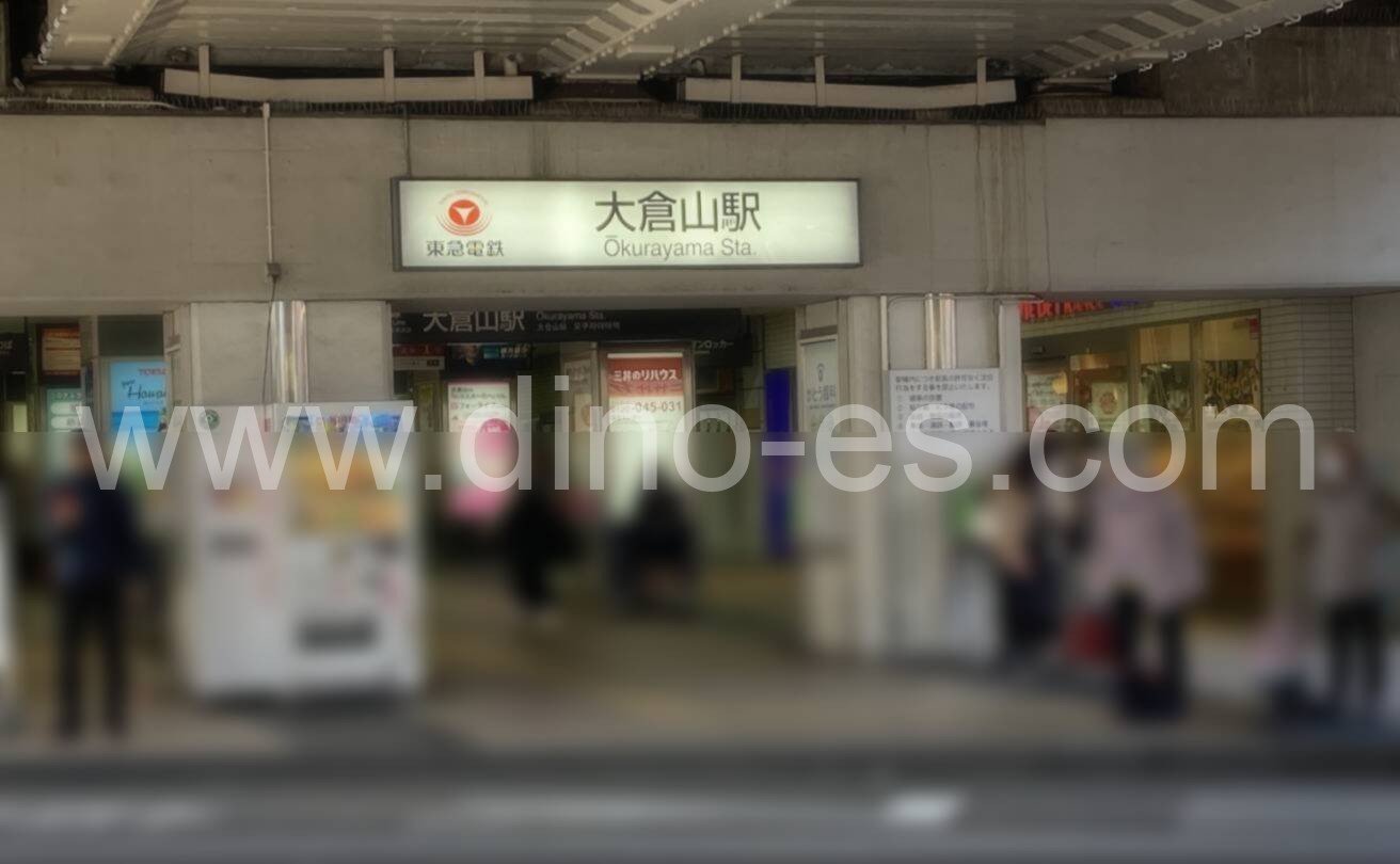 大倉山(神奈川)メンズエステの駅前の写真です。picture of Ōkurayama station where to find spa and massage salons
