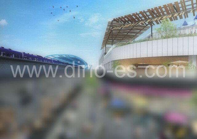 ゆめが丘メンズエステの駅前の写真です。picture of Yumegaoka station where to find spa and massage salons