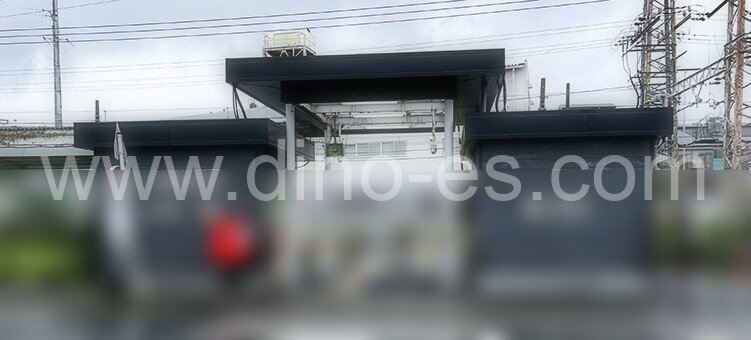 武蔵白石メンズエステの駅前の写真です。picture of Musashi-Shiraishi station where to find spa and massage salons