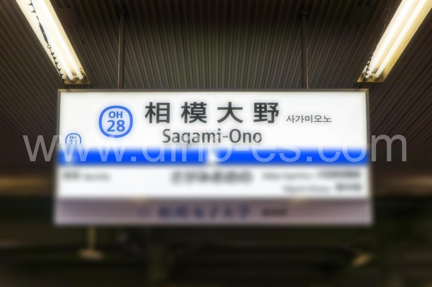 相模大野メンズエステの駅前の写真です。picture of SagamiOono station where to find spa and massage salons