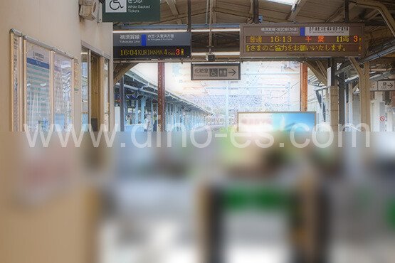 横須賀メンズエステの駅前の写真です。picture of Yokosuka station where to find spa and massage salons