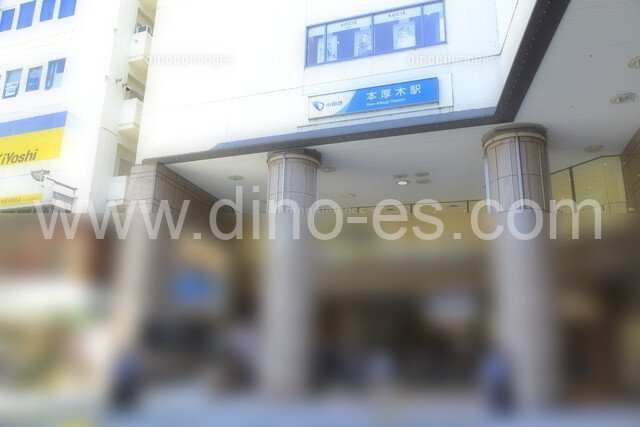 本厚木メンズエステの駅前の写真です。picture of HonAtsugi station where to find spa and massage salons