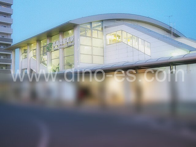 高崎問屋町メンズエステの駅前の写真です。picture of Takasaki-Tonyamachi station where to find spa and massage salons