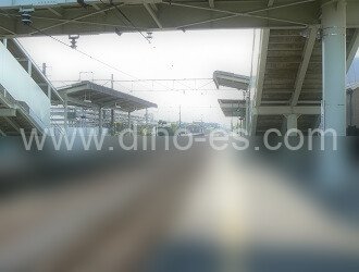 群馬八幡メンズエステの駅前の写真です。picture of Gunma-Yawata station where to find spa and massage salons