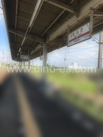 世良田メンズエステの駅前の写真です。picture of Serada station where to find spa and massage salons