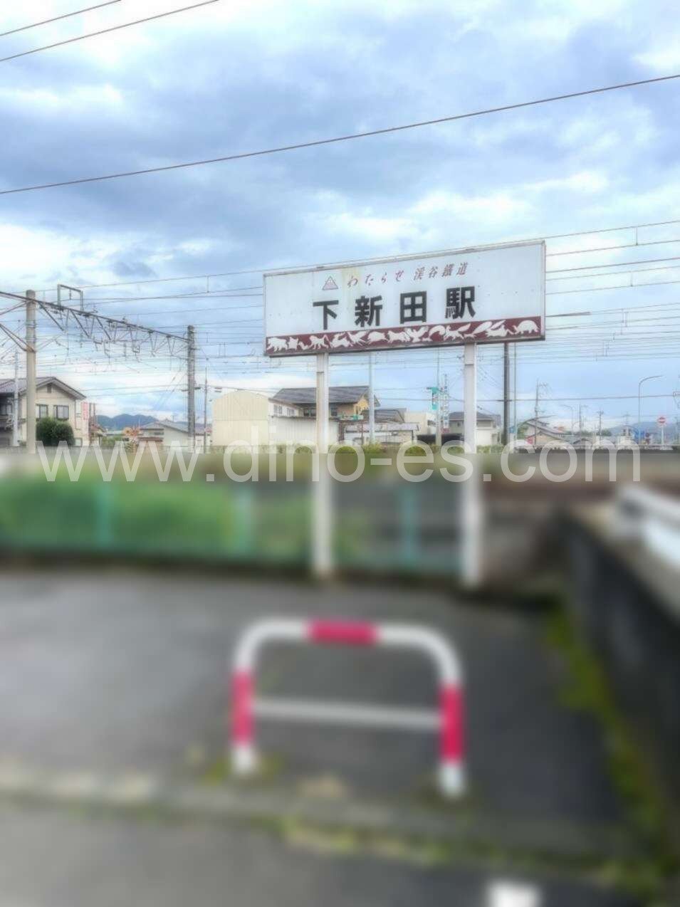 下新田メンズエステの駅前の写真です。picture of Shimo-Shinden station where to find spa and massage salons