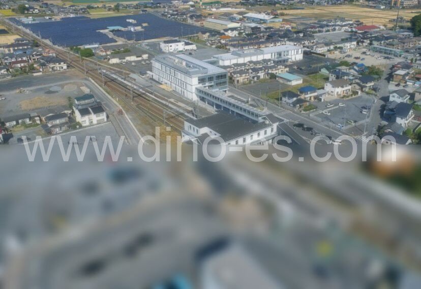 川俣メンズエステの駅前の写真です。picture of Kawamata station where to find spa and massage salons