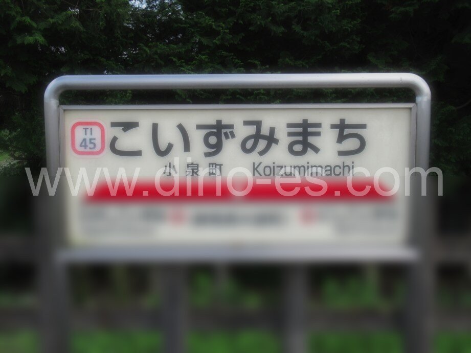 小泉町(群馬)メンズエステの駅前の写真です。picture of Koizumimachi station where to find spa and massage salons